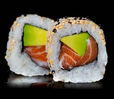 Produktbild Inside Out Roll Sake Avocado